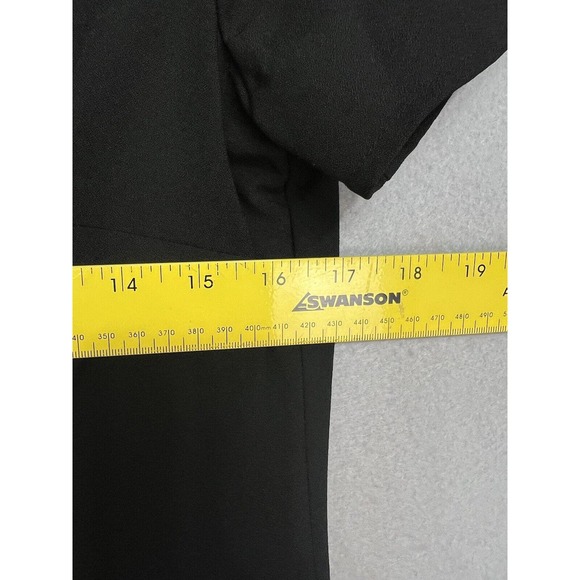 CeCe Bow Neck Short Sleeve A-Line Black Dress Women’s New $129 Size 6 - Picture 10 of 16